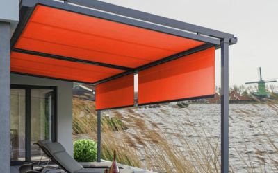 Sonnenschutz bei Wind