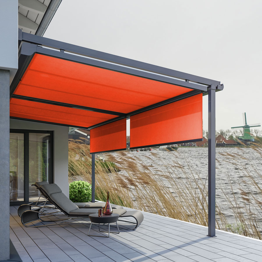Markise Windsensor Sonnenschutz bei Wind